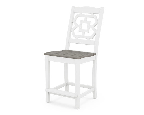 Chinoiserie Counter Side Chair | Natural Finish - Retreat Home Furniture