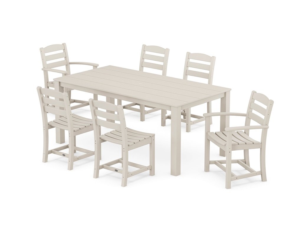 La Casa Cafe' 7-Piece Parsons Dining Set Photo