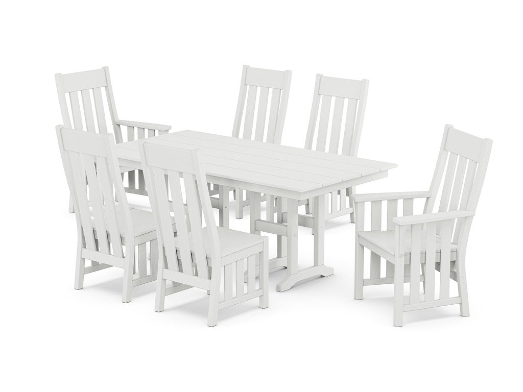 Acadia 7-Piece Farmhouse Dining Set Photo