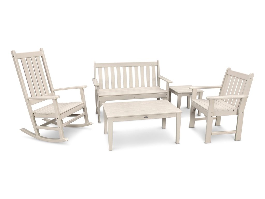 Vineyard 5-Piece Bench & Rocking Chair Set Photo