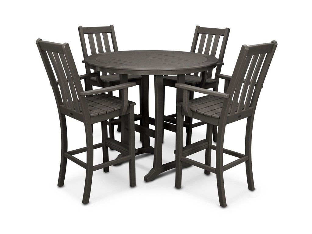 Vineyard 5-Piece Round Bar Set Photo