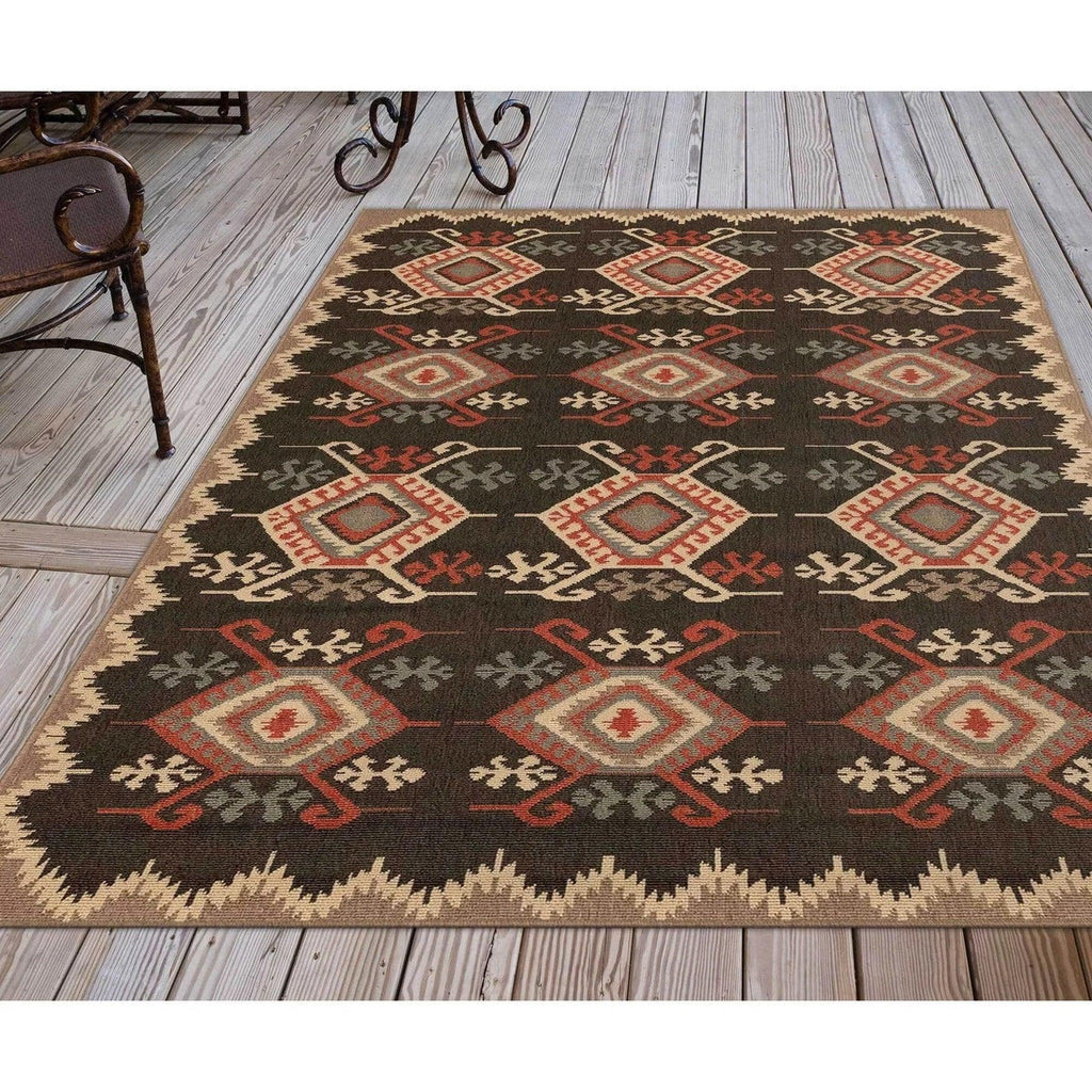 Riviera Kilim - Black - Retreat Home Furniture