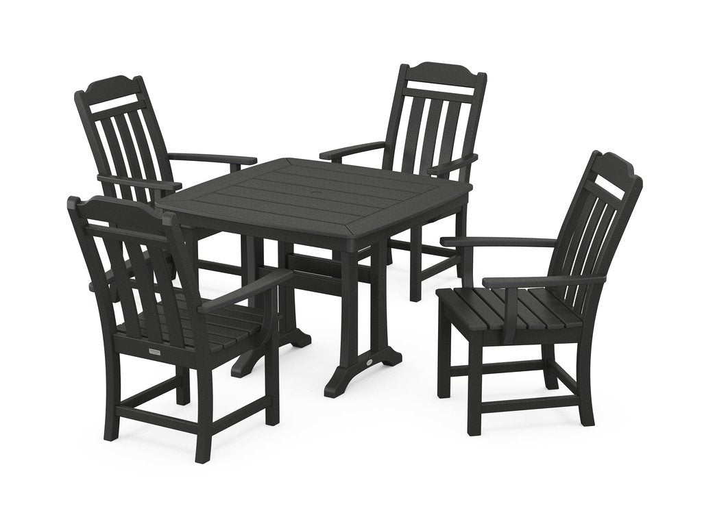 Country Living 5-Piece Dining Set with Trestle Legs Photo