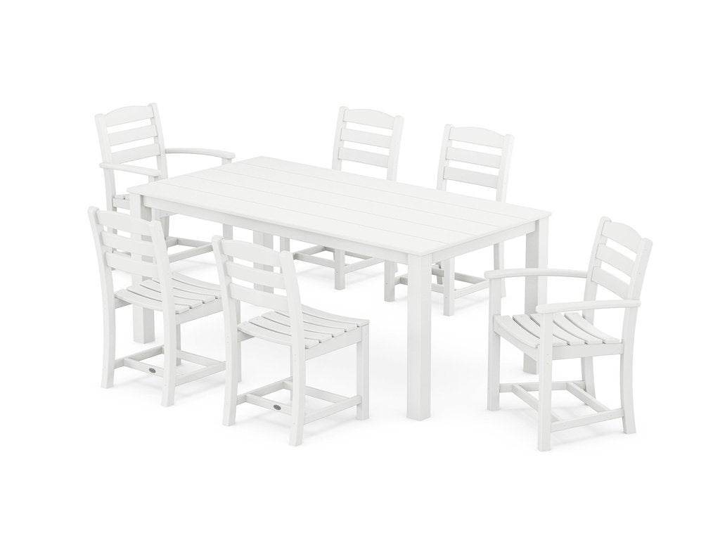 La Casa Cafe' 7-Piece Parsons Dining Set Photo