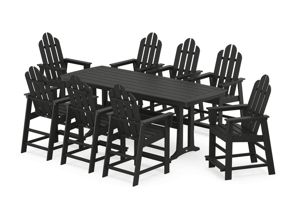 Long Island 9-Piece Counter Set with Trestle Legs Photo