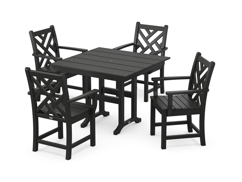 Chippendale 5-Piece Farmhouse Dining Set Photo