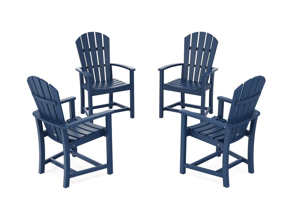 Palm Coast 4-Piece Upright Adirondack Conversation Set Photo