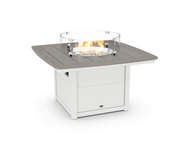 Nautical 42" Fire Pit Table | Natural Finish - Retreat Home Furniture