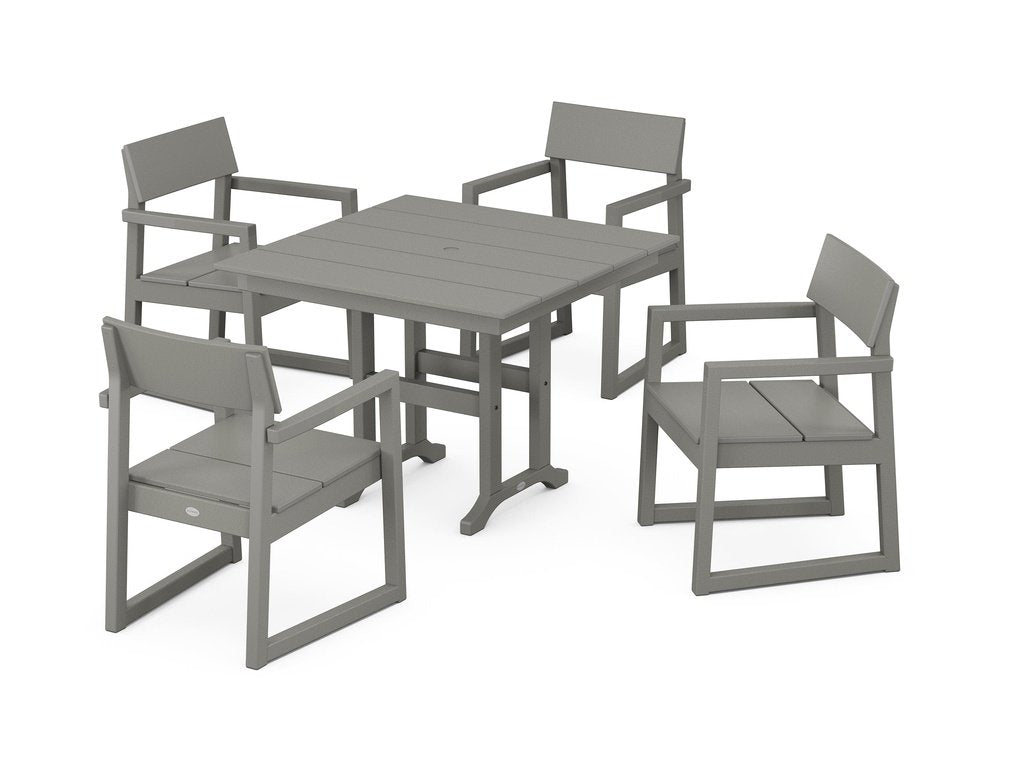 EDGE 5-Piece Farmhouse Dining Set Photo