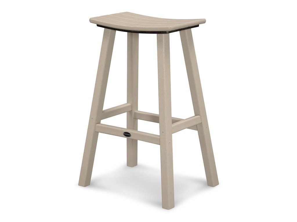 Traditional 30" Saddle Bar Stool Photo