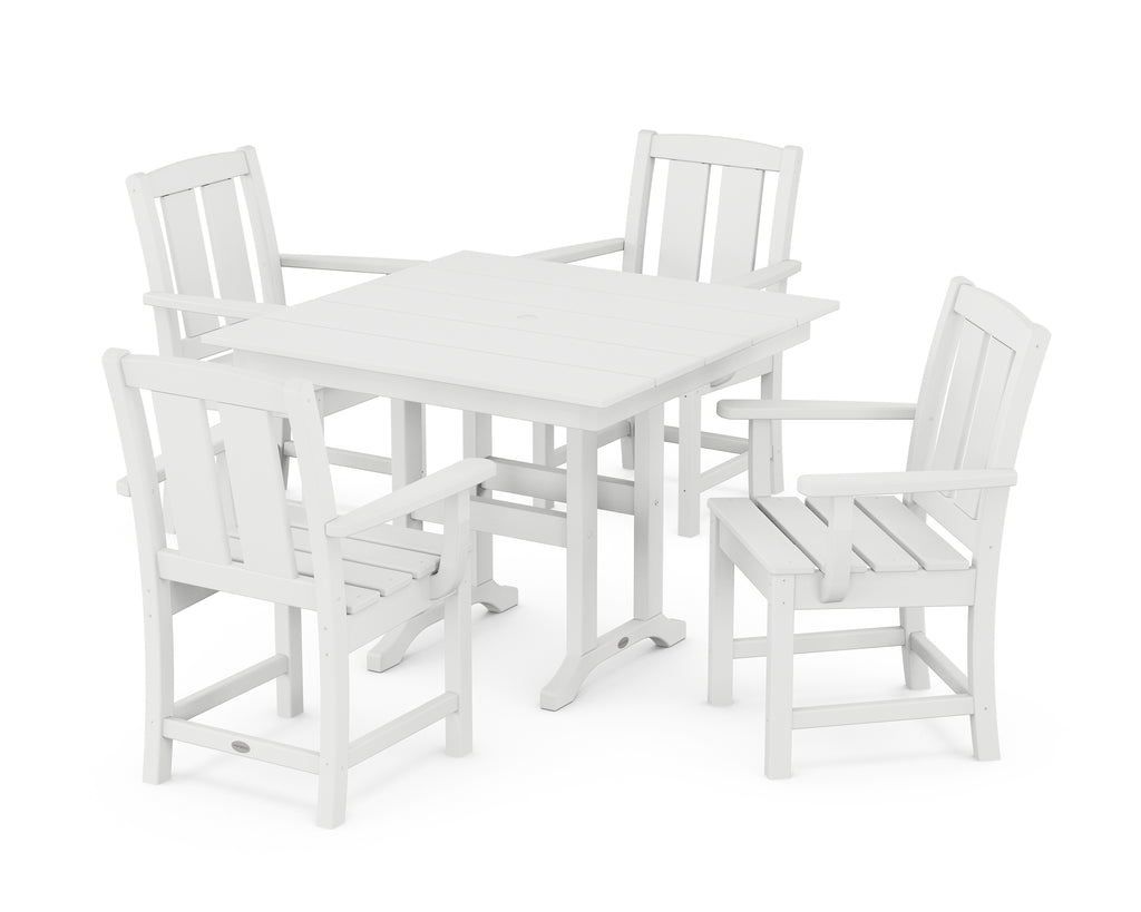 Mission 5-Piece Farmhouse Dining Set Photo