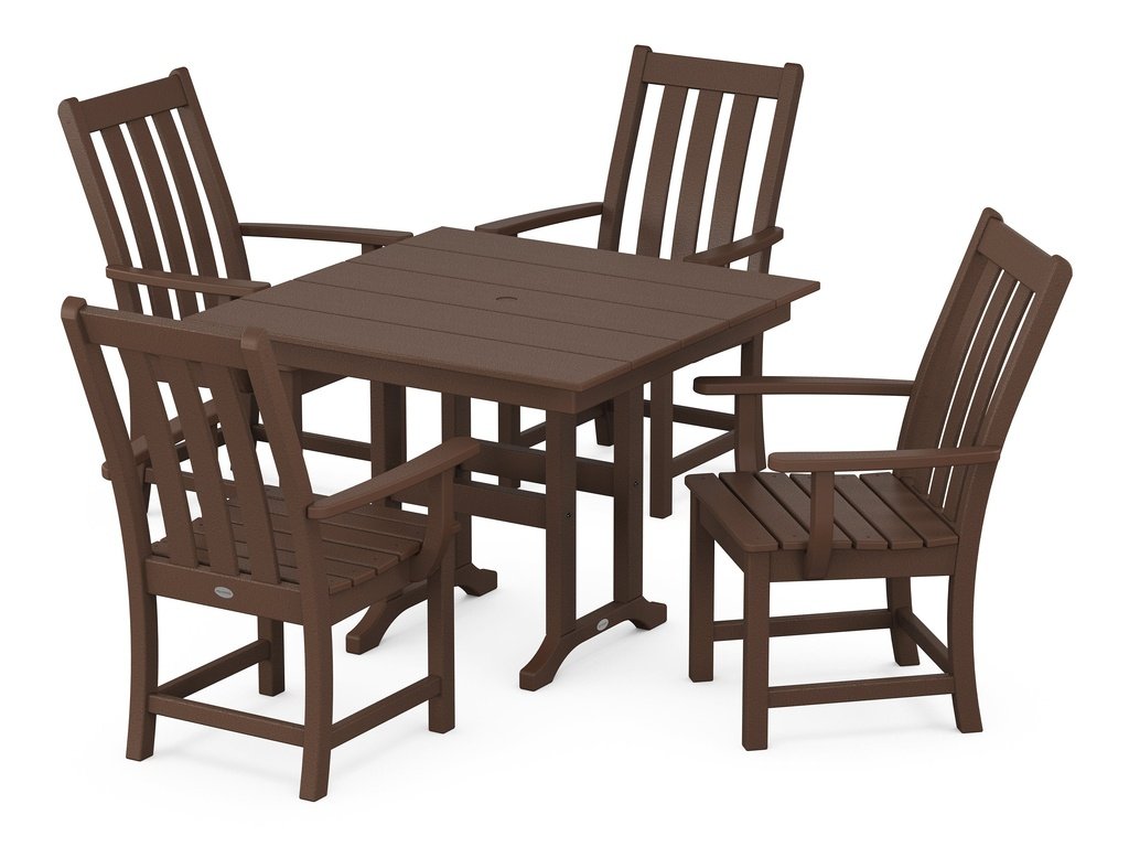 Vineyard 5-Piece Farmhouse Dining Set Photo