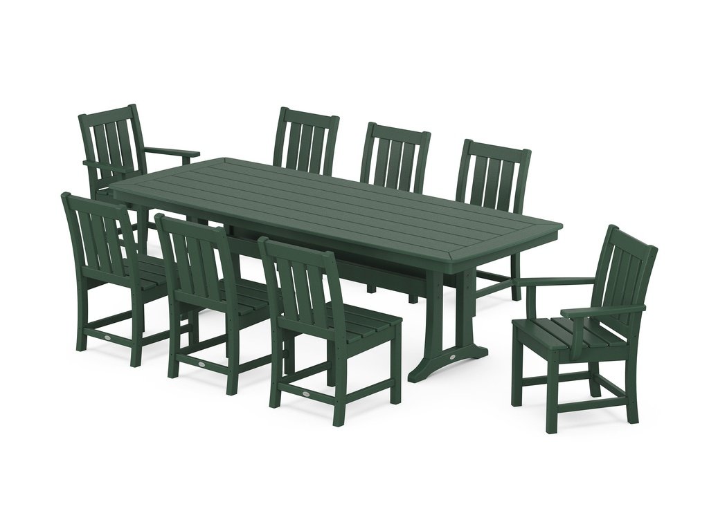 Oxford 9-Piece Dining Set with Trestle Legs Photo