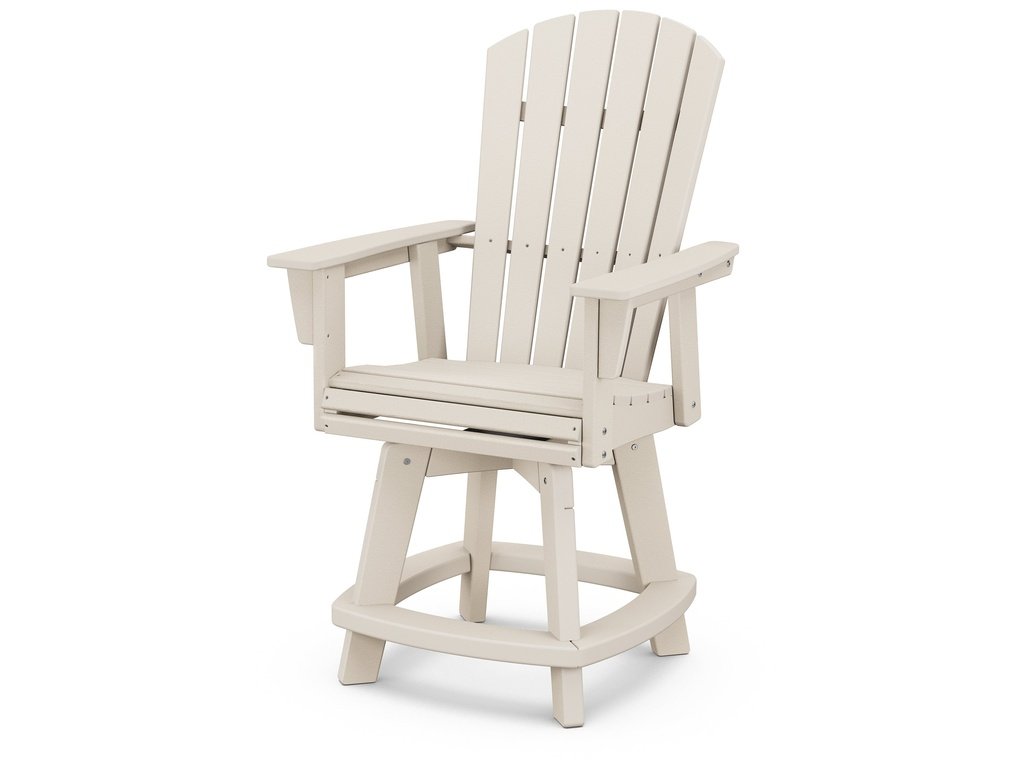 Nautical Curveback Adirondack Swivel Counter Chair Photo