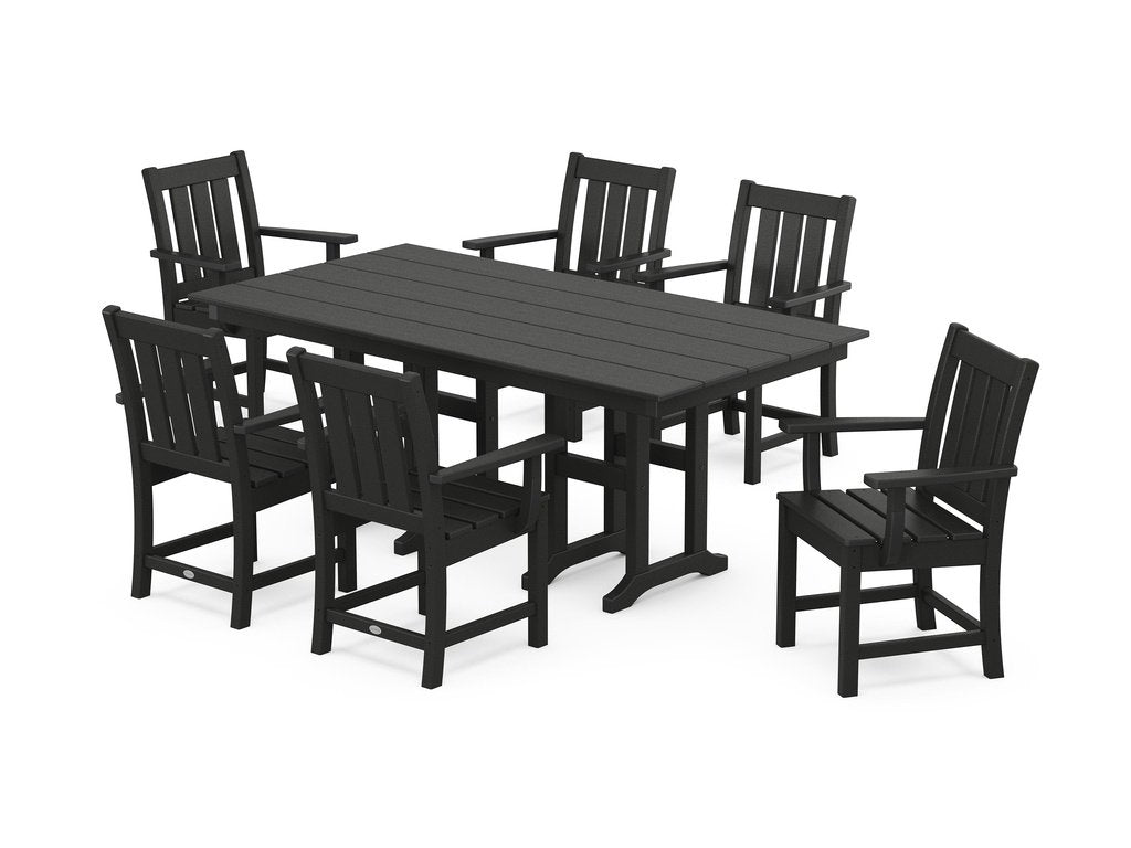 Oxford Arm Chair 7-Piece Farmhouse Dining Set Photo