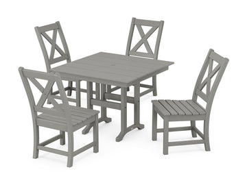 Braxton Side Chair 5-Piece Farmhouse Dining Set Photo