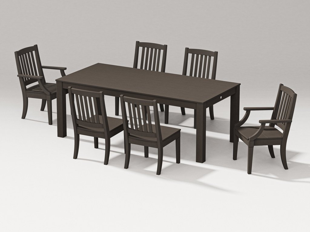 Estate 7-Piece Parsons Table Dining Set Photo