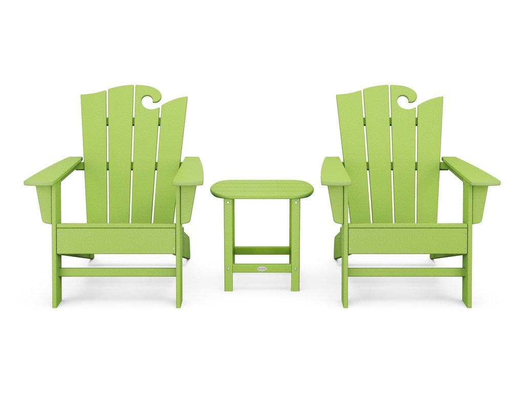 Wave 3-Piece Adirondack Set with The Ocean Chair Photo