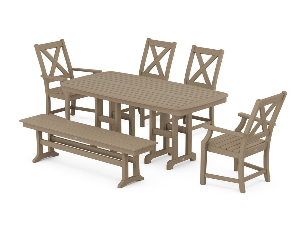 Braxton 6-Piece Dining Set with Bench Photo