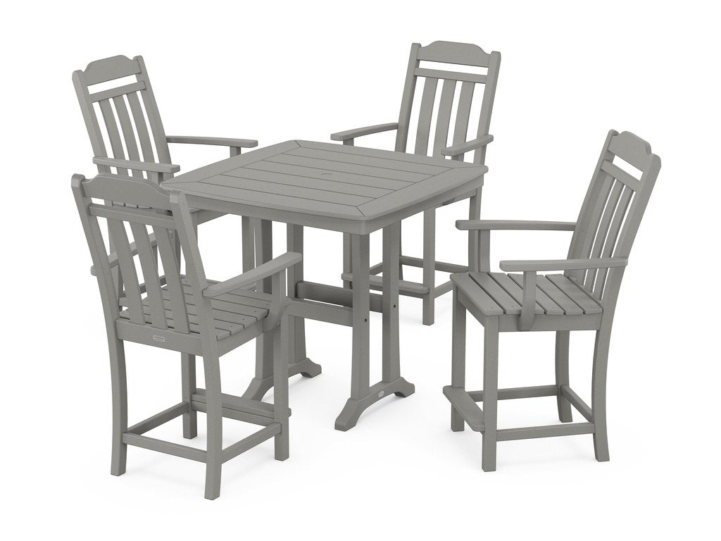 Country Living 5-Piece Counter Set with Trestle Legs Photo