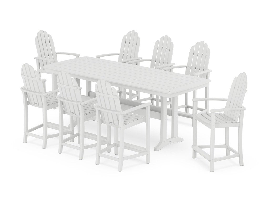 Classic Adirondack 9-Piece Counter Set with Trestle Legs Photo