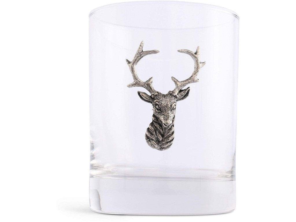 Elk Dbl Old Fashion Glass