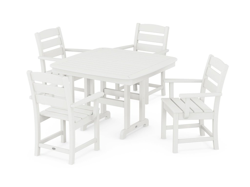 Lakeside 5-Piece Dining Set with Trestle Legs Photo