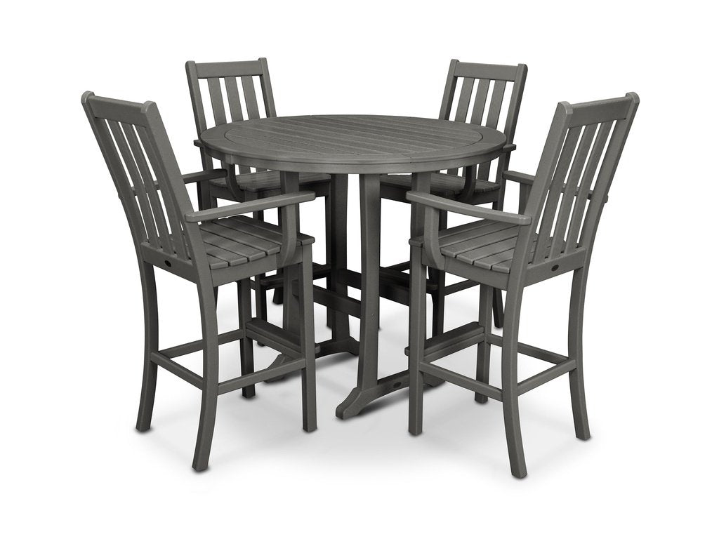 Vineyard 5-Piece Round Bar Set Photo