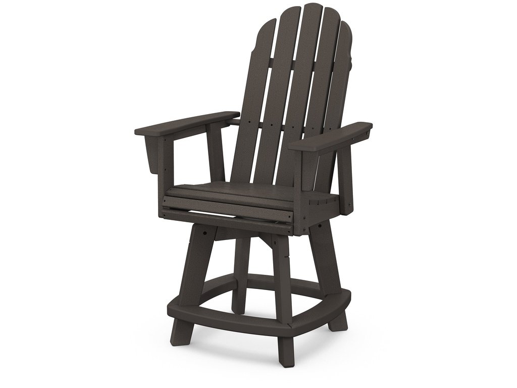 Vineyard Curveback Adirondack Swivel Counter Chair Photo