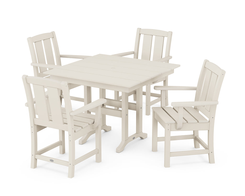 Mission 5-Piece Farmhouse Dining Set Photo