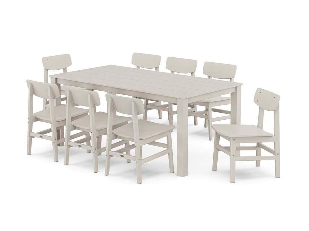 Modern Studio Urban Chair 9-Piece Parsons Dining Set Photo