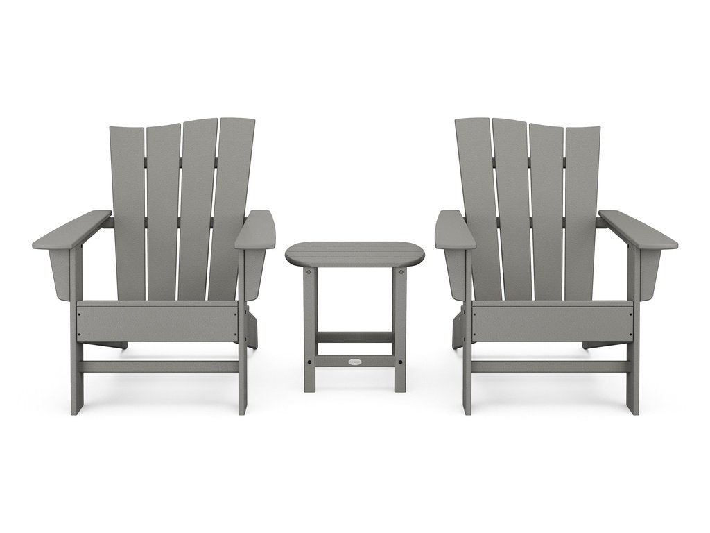 Wave 3-Piece Adirondack Chair Set Photo