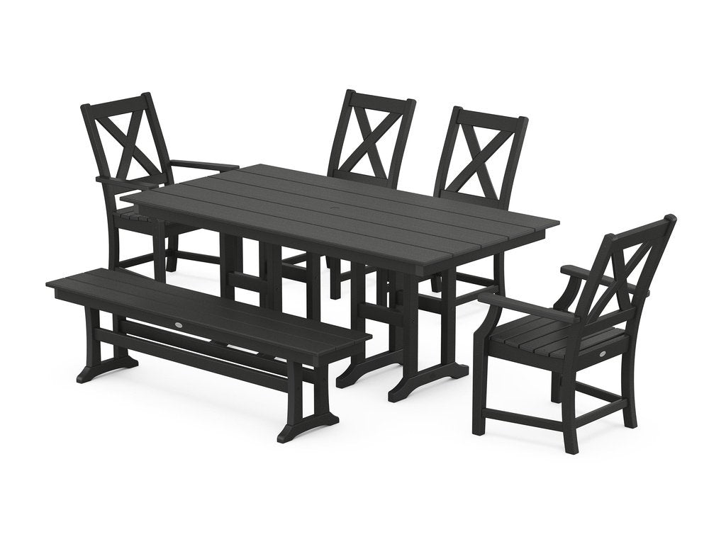 Braxton 6-Piece Farmhouse Dining Set Photo