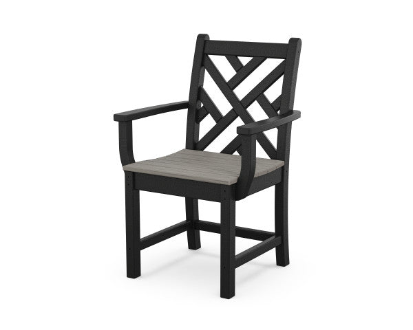 Chippendale Dining Arm Chair | Natural Finish - Retreat Home Furniture