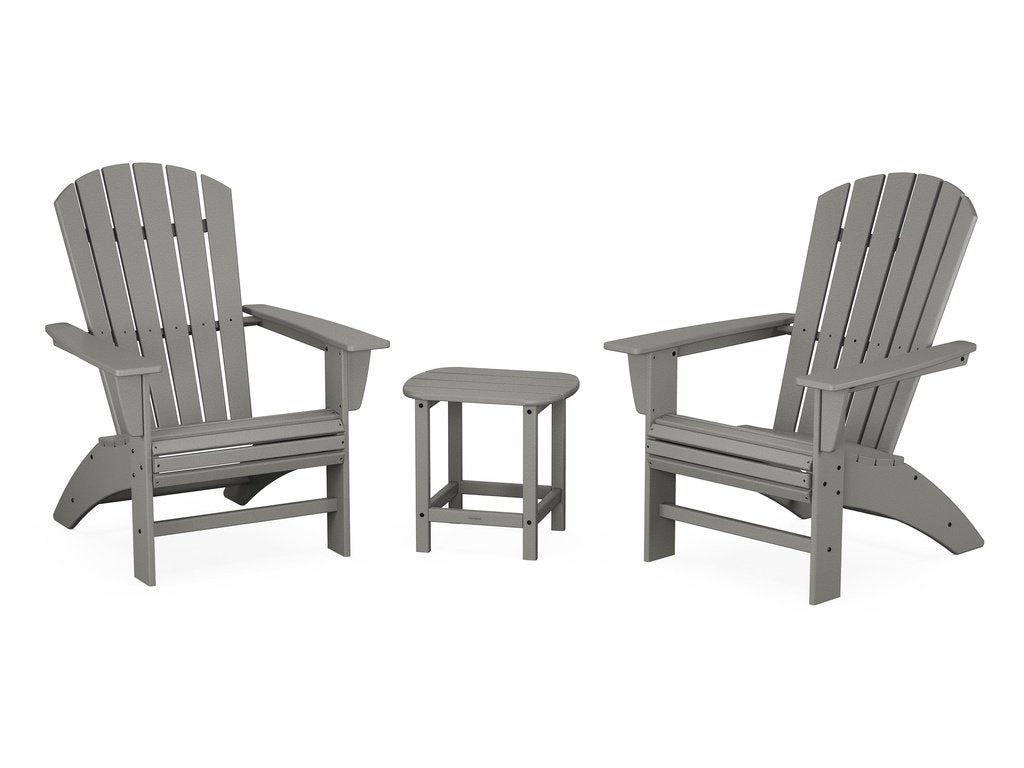 Nautical 3-Piece Curveback Adirondack Set Photo