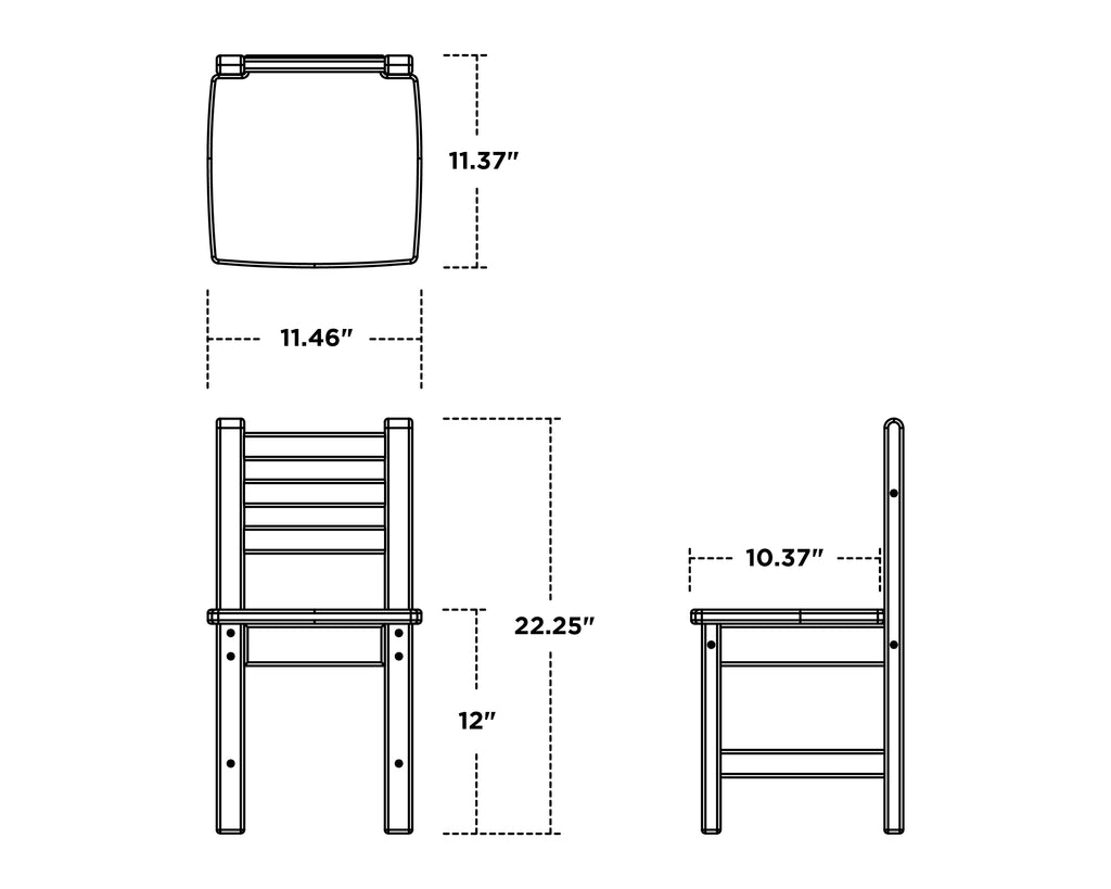 Lakeside Toddler 5-Piece Dining Set - Retreat Home Furniture