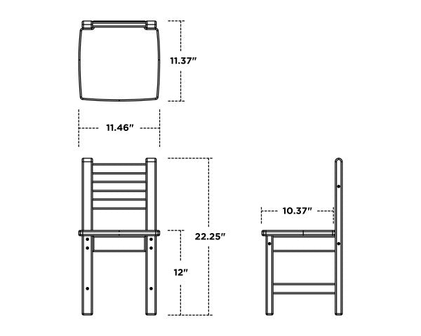 Toddler Lakeside Dining Chair - Retreat Home Furniture