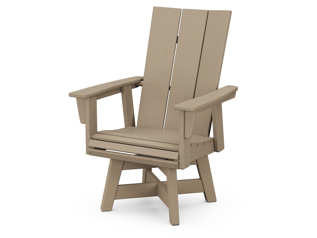 Modern Curveback Adirondack Swivel Dining Chair Photo