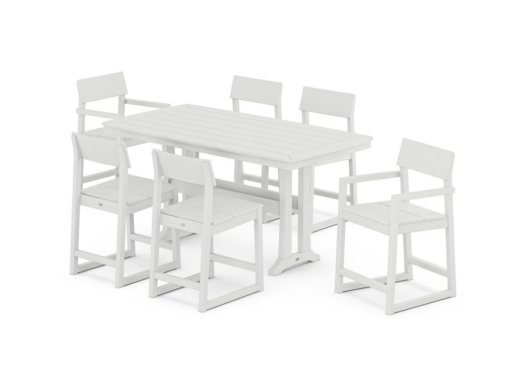 EDGE 7-Piece Counter Set with Trestle Legs Photo