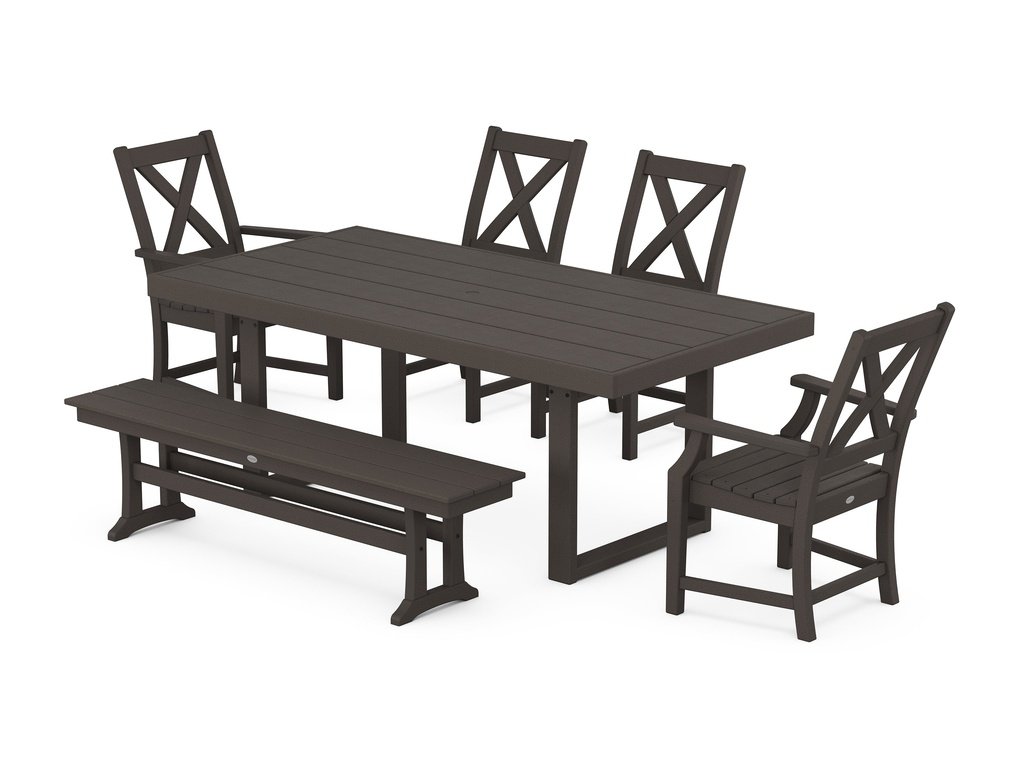 Braxton 6-Piece Dining Set with Bench Photo