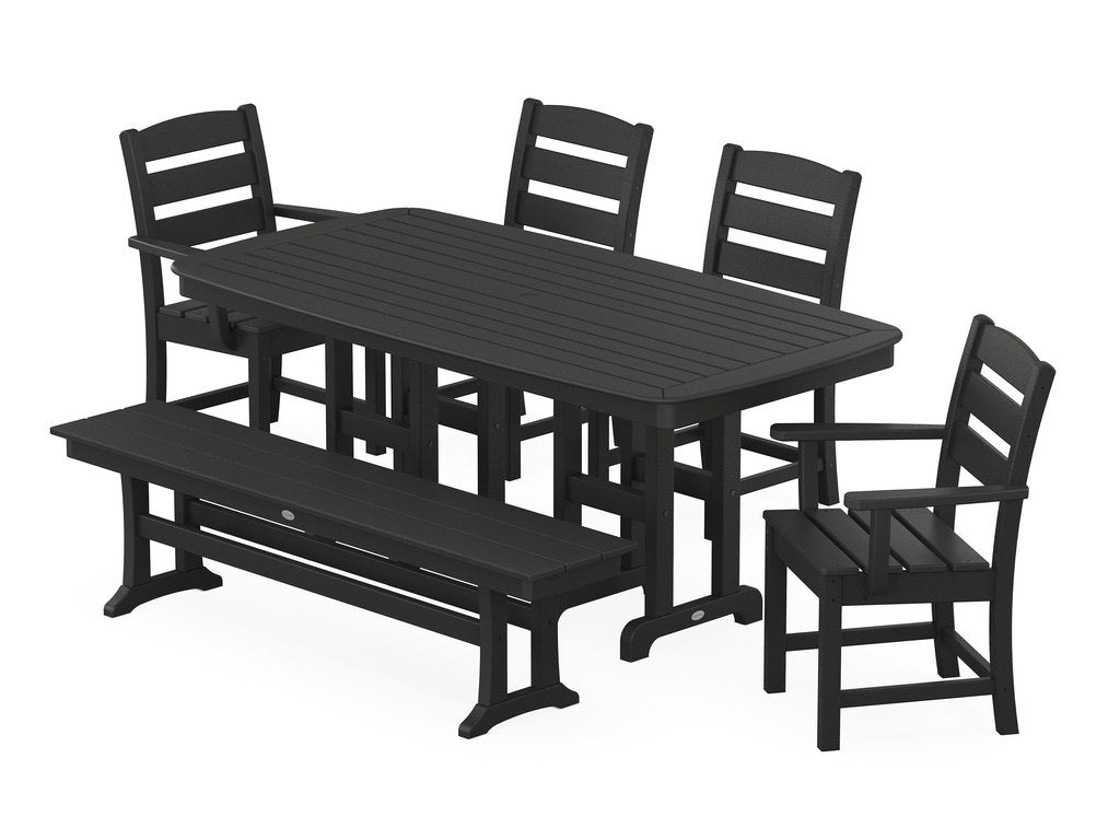 Lakeside 6-Piece Dining Set with Bench Photo