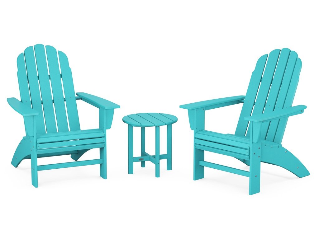 Vineyard 3-Piece Curveback Adirondack Set Photo