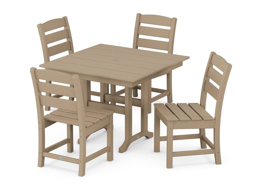 Lakeside Side Chair 5-Piece Farmhouse Dining Set Photo