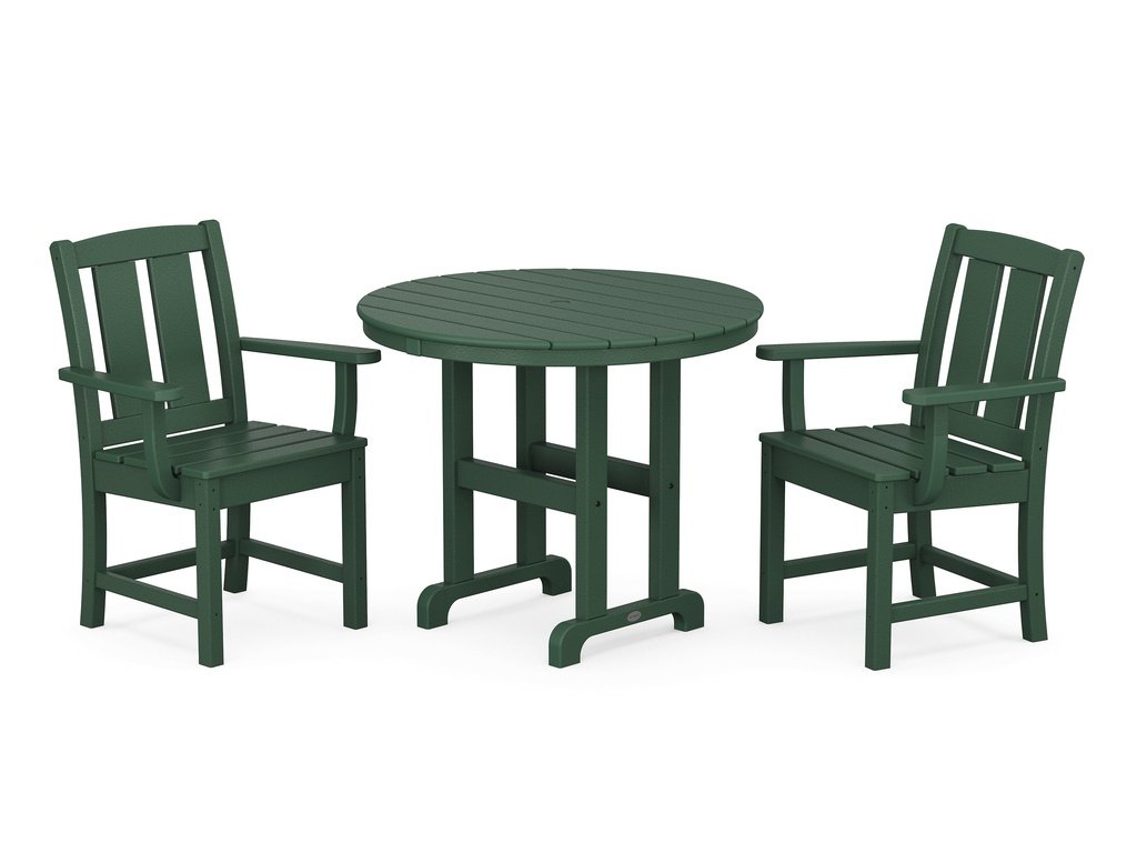 Mission 3-Piece Farmhouse Dining Set Photo