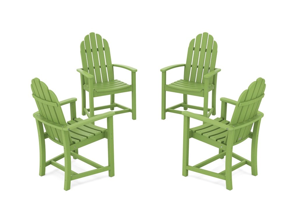 Classic 4-Piece Upright Adirondack Conversation Set Photo