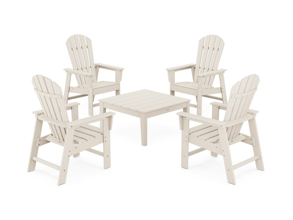 5-Piece South Beach Casual Chair Conversation Set with 36" Conversation Table Photo