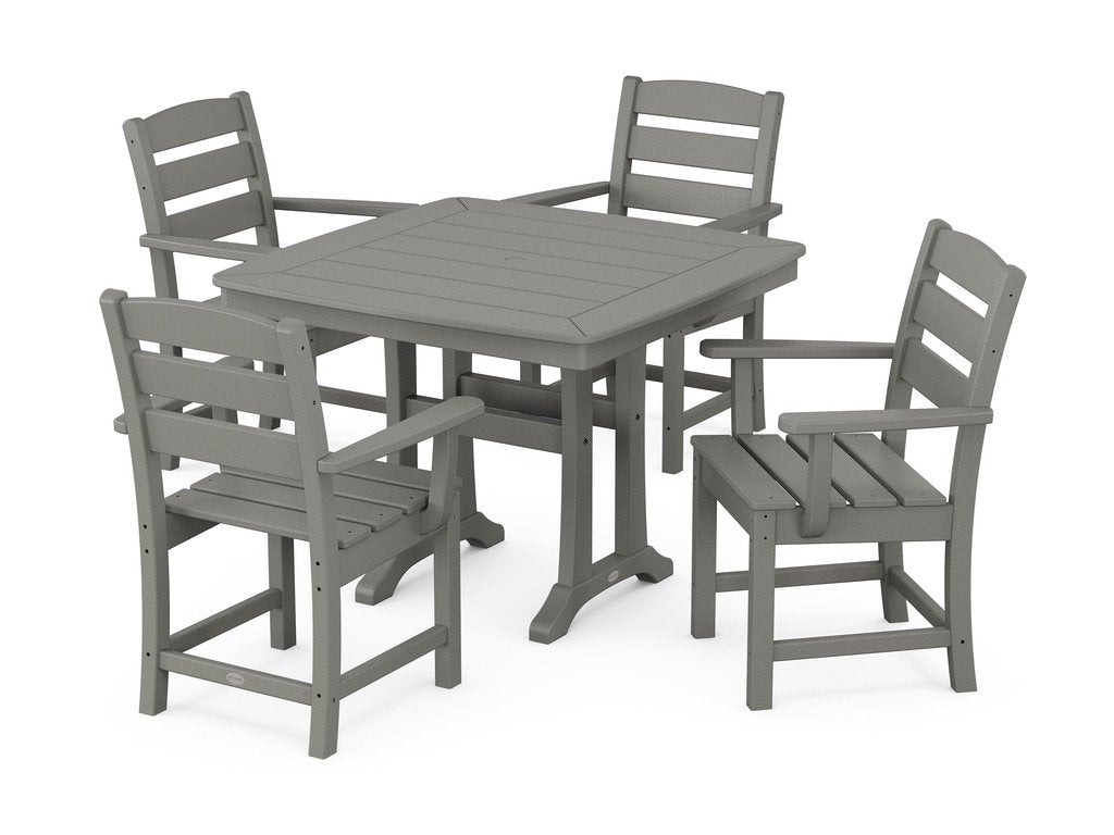 Lakeside 5-Piece Dining Set with Trestle Legs Photo