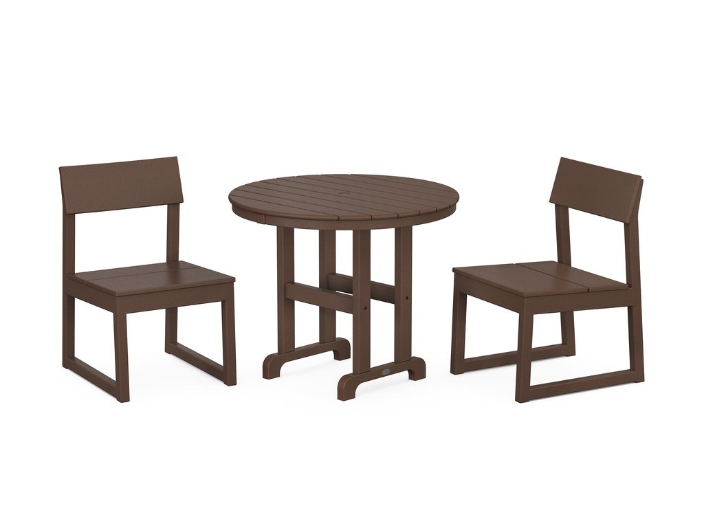 EDGE Side Chair 3-Piece Round Dining Set Photo