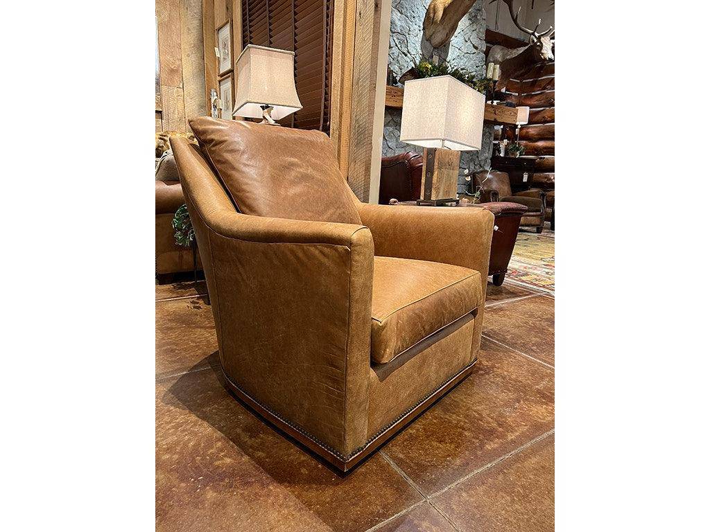 Jamestown Swivel Chair - Toffee/Crockett Sycamore