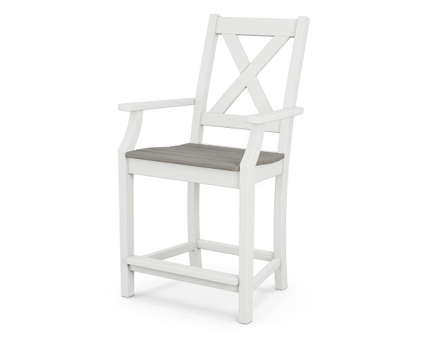 Braxton Counter Arm Chair | Natural Finish - Retreat Home Furniture